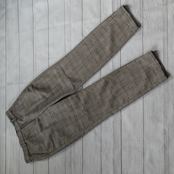 H&M PLAID HOUNDSTOOTH TROUSER NWOT - Picture 1 of 9